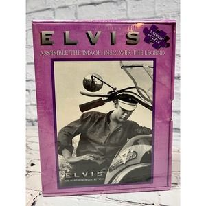 Elvis Puzzle 2 Sided Wertheimer photos and facts 18x24 550 pieces
